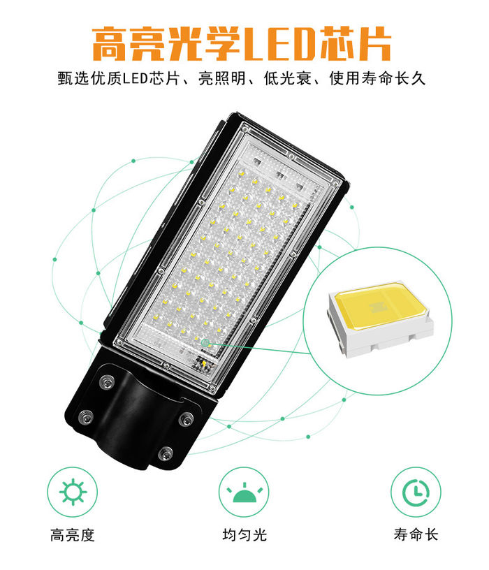 Zonnelamp buiten geïntegreerde zonnestraatlamp waterdichte LED menselijk lichaam inductielamp energiebesparende nieuwe landelijke verlichting