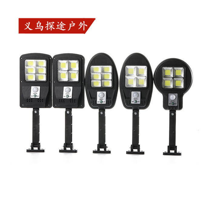 New outdoor waterproof solar lamp human body induction led courtyard lamp easy to install small street lamp in New Countryside