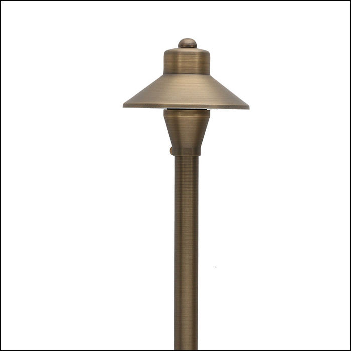 Ren kobberplampe kobber-lampe-brass-lampe Hotel Garden Villa, skikkelig kobberplampe, enkelt LED-lampe.