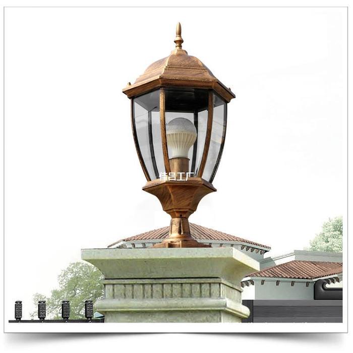 Lampe Villa Outdoor Landschaft Lampe wasserdichte Innenhof Lampe Tor Lampe Zaun Lampe Säule Outdoor Garten Säule Kopf Wand Kopf