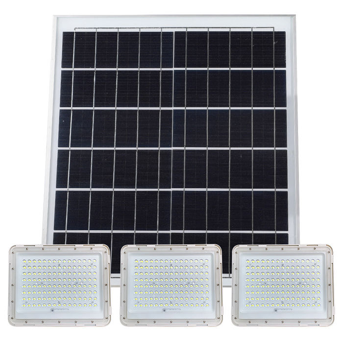 300W solar lamp outdoor courtyard lamp one driven three household indoor lighting super bright high-power new rural street lamp