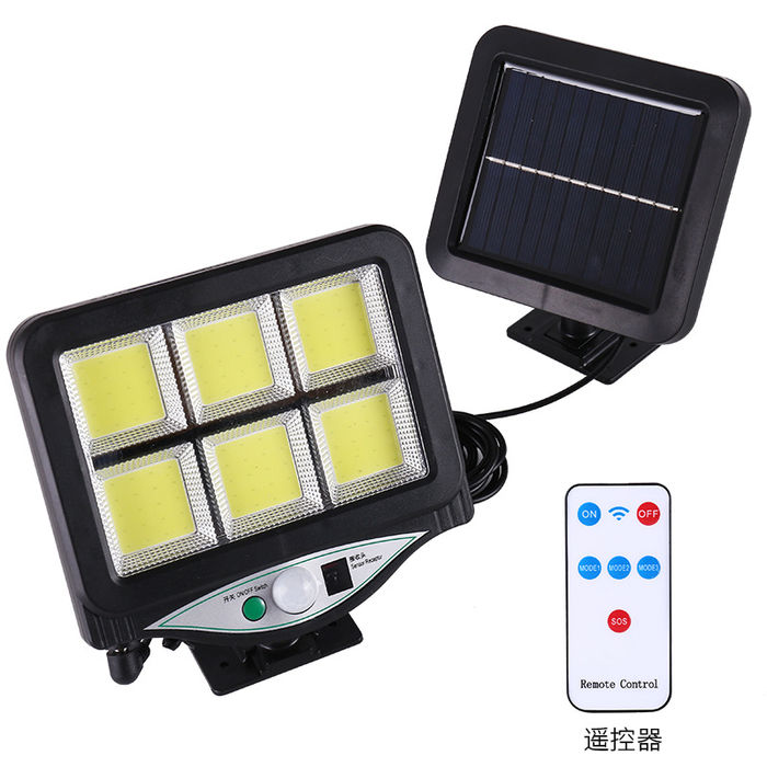 Split lâmpada de parede solar corpo humano indutivo corredor interno pátio LED Waterproof paisagem doméstica lâmpada de parede de carregamento