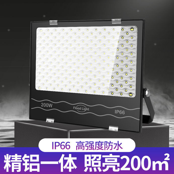 ไฟ LED โคมไฟสนาม 100W ป้ายโฆษณาโคมไฟกลางแจ้งโคมไฟถนนโรงงานกันน้ำไฟน้ำท่วม