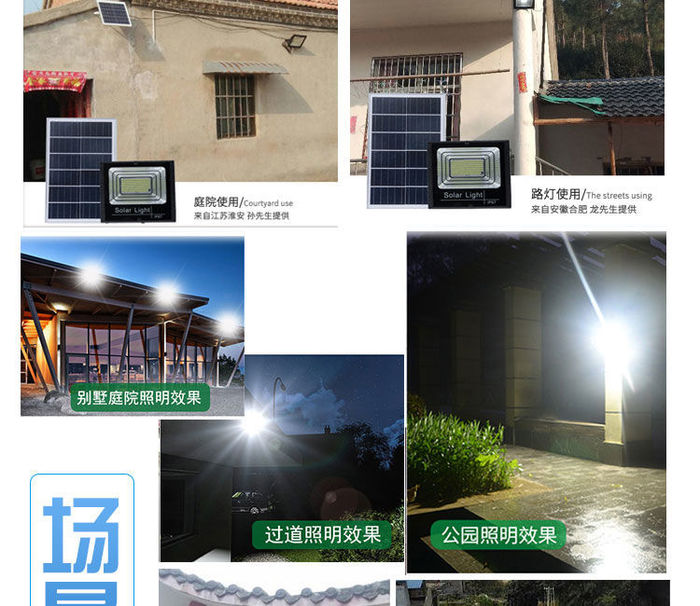 Manufacturer direct selling solar projection lamp outdoor indoor courtyard lamp super bright high-power waterproof solar lamp