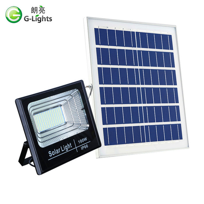 Solar projection lamp intelligent remote control 60w100w200wled solar lamp manufacturer