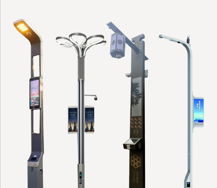 5g signaal basisstation intelligente straatlamp