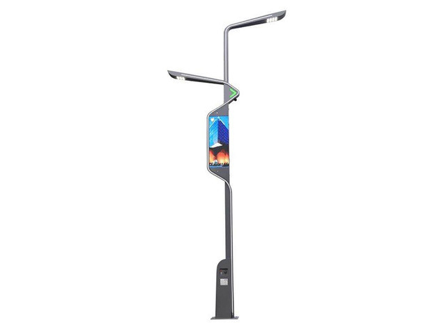 Lâmpada de rua inteligente integrada 5g, lâmpada de rua inteligente conduzida