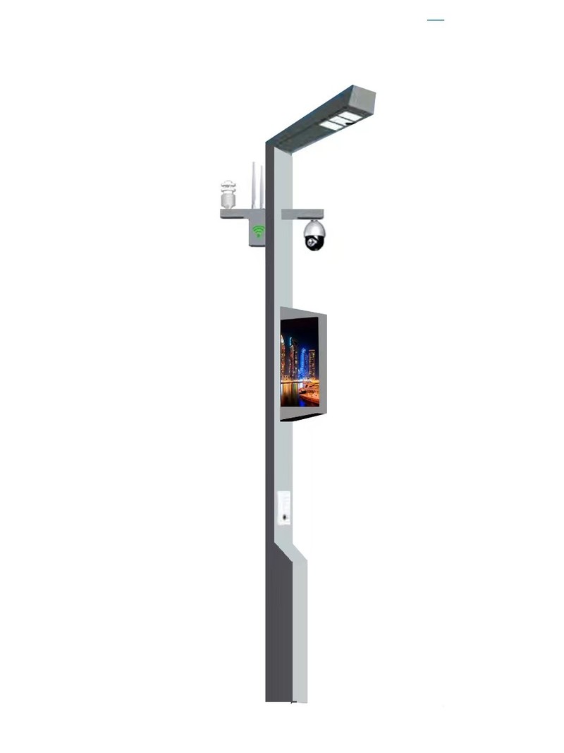 Multifunctional intelligent street lamp ng intelligent street lamp pole manufacturer ng urban base station
