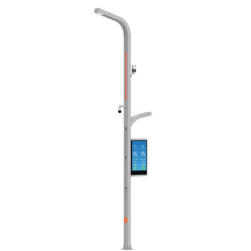 Customized intelligent street lamp road monitoring charging pile alarm advertisement release