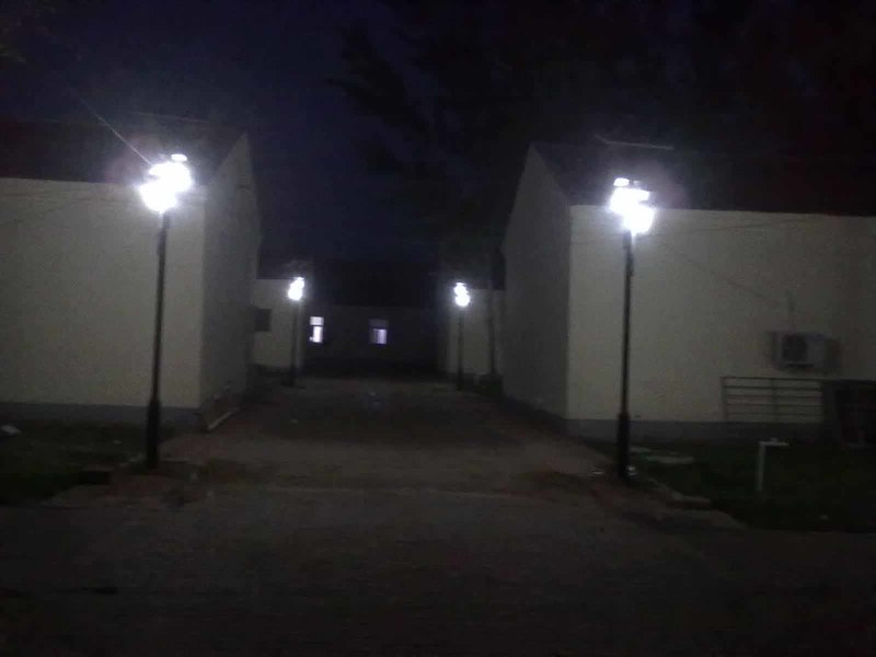 Solar Garden lamp project in Township Park