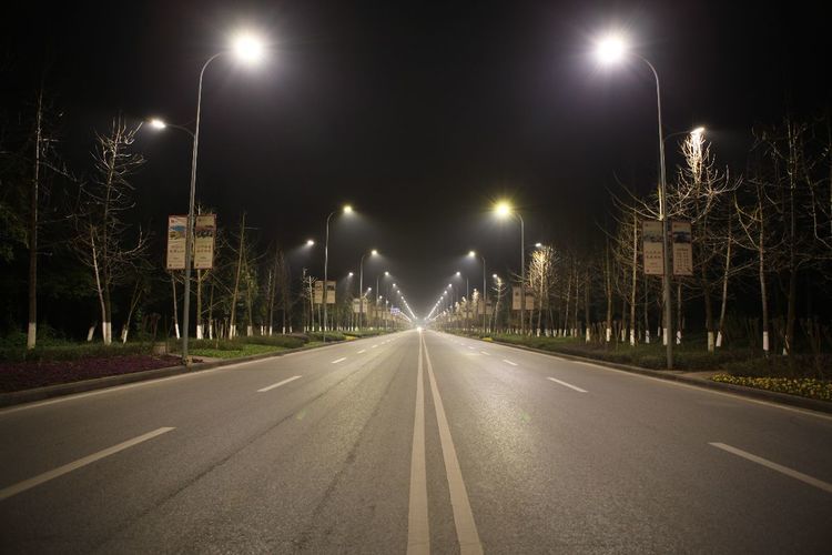 Kejadian produk lampu jalanan kecerdasan buatan membawa suhu berbilang warna