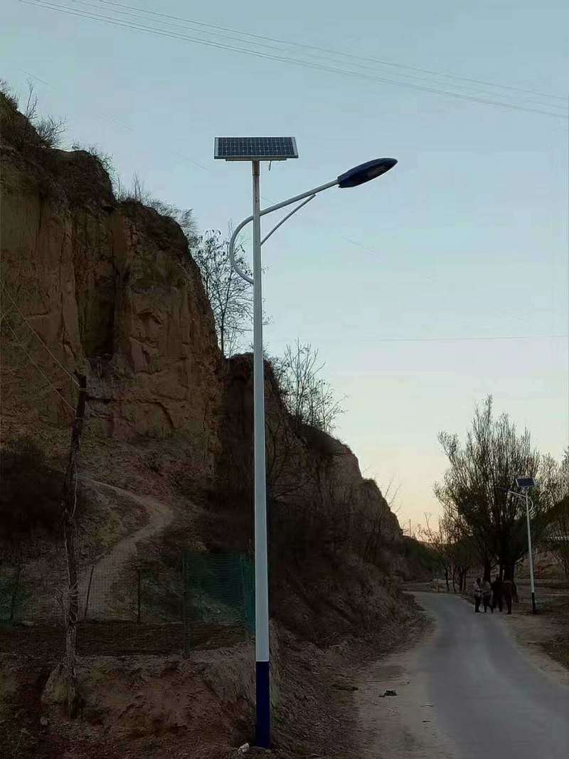 Solar street lamp, split new rural outdoor LED street lamp, high pole lamp