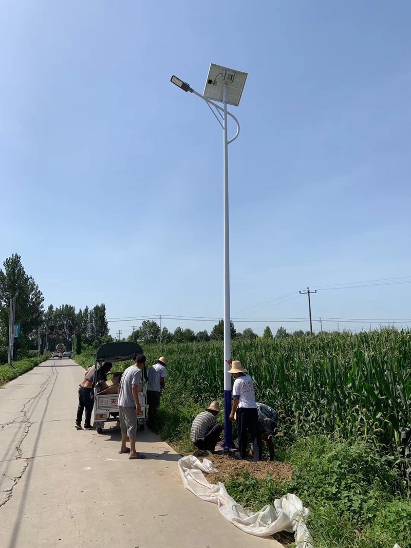 Lampa solar del carrer, lampa del projecte de construcció de carrers a l-exterior