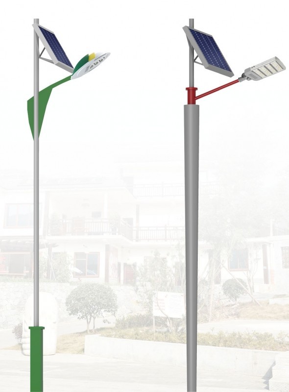 Lampa solar de carrer, senzilla i nova lampa rural de alta energia, lampa d-enginyeria rural