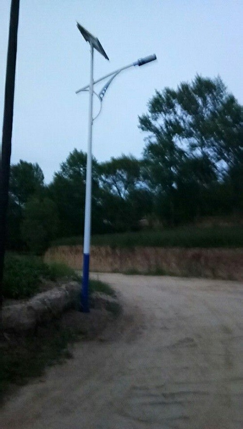 Lâmpada de rua solar ao ar livre, lâmpada de estrada rural impermeável