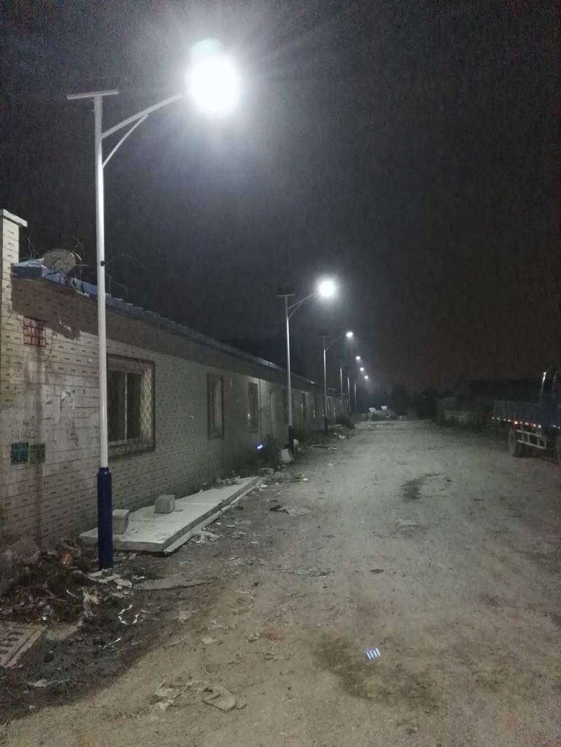 Outdoor road lighting, street lamps, solar street lamps