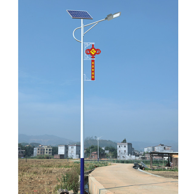 Новата рурална LED надворешна соларна улична лампа е супер светла и отпорна од дожд