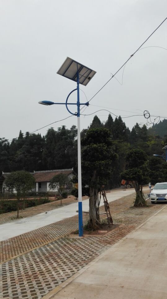 Projek lampu jalan surya pedesaan baru, lampu jalan LED