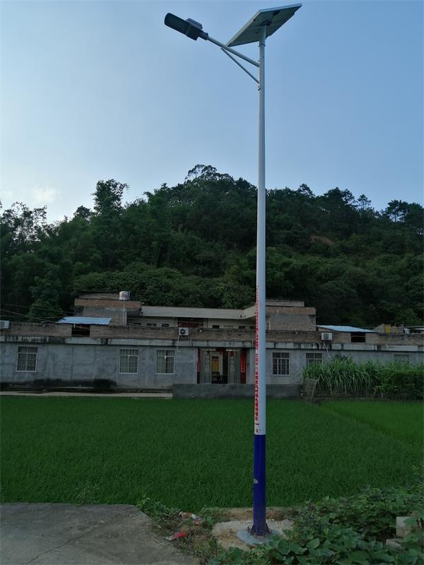 New rural solar street lamp project case