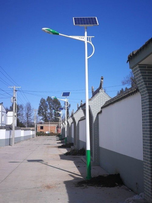 Нова селска слънчева улична лампа, външна пътна лампа