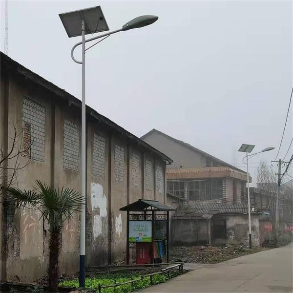 Mingxin rural solar street lamp project, LED street lamp manufacturer