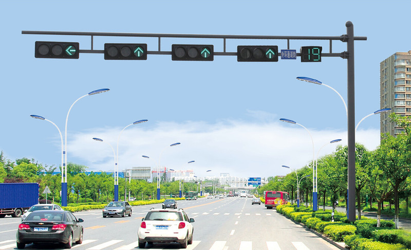 Frame type signal lamp, LED traffic signal lamp pole