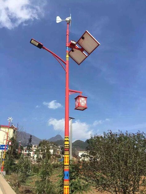 National characteristic lighting, LED solar street lamp