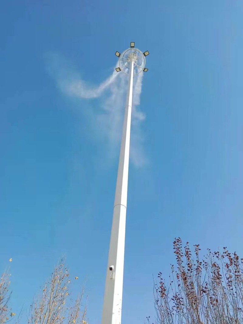 High pole lamp, outdoor sprinkler high pole lamp