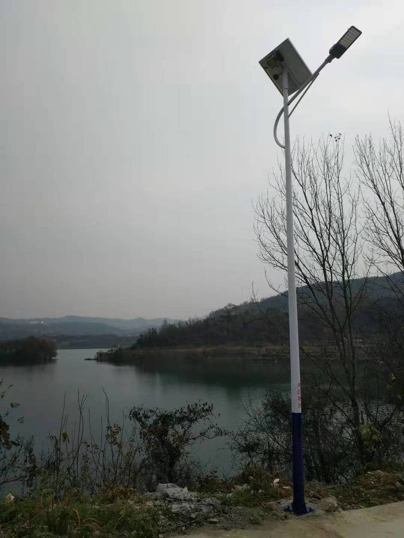 LED solar street lamp super bright scenic spot project case