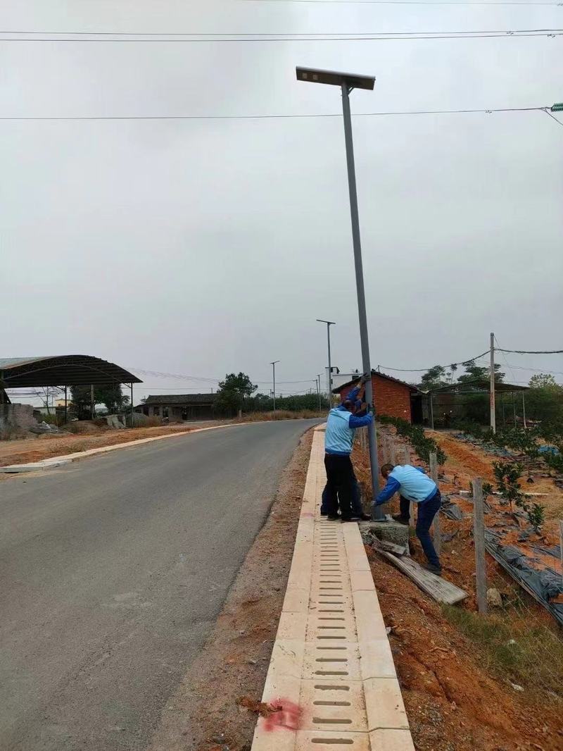 Lampu jalan matahari terintegrasi, lampu jalan LED luar