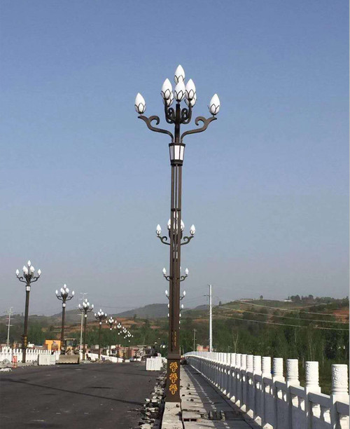 ЛЕД улична лампа, четирипатен случај за инсталација Huadeng