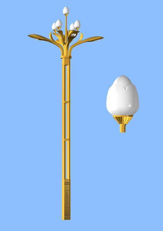 Ang lampa ng Zhonghua, intelligent street lamp, community square landscape lamp