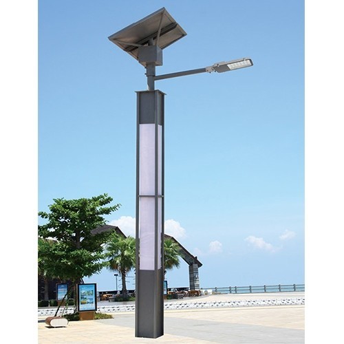 Lâmpada característica antiga do pátio, lâmpada de rua solar LED