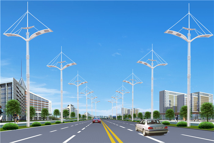 Municipal road lighting, street lamps, LED landscape lamps