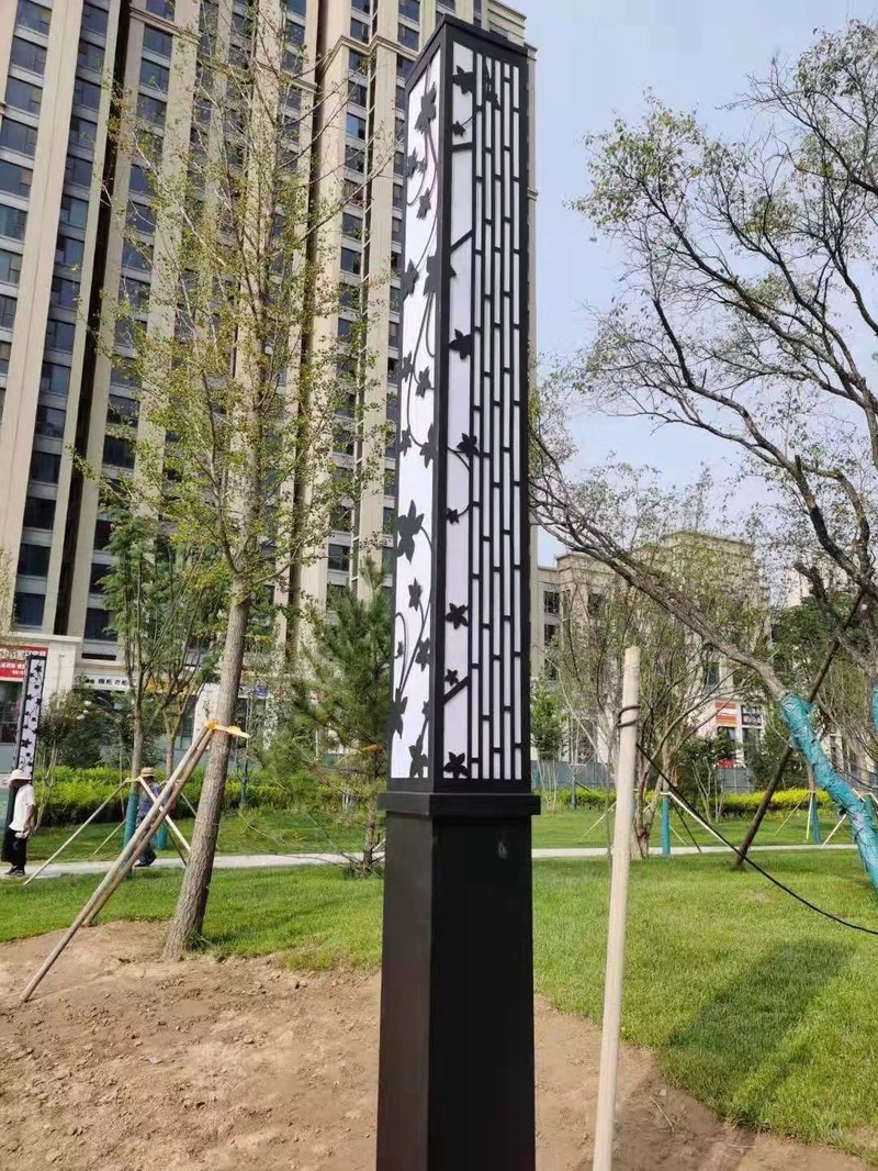Lámpara de patio residencial, lámpara de paisaje impermeable al aire libre