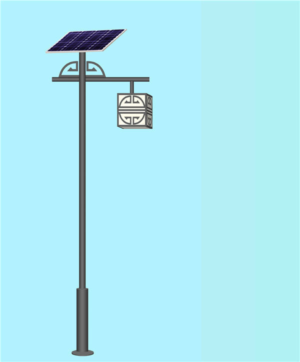 Sjeverna lampa, parkirala dvorišna lampa, retro lampa, napolju sunčana lampa