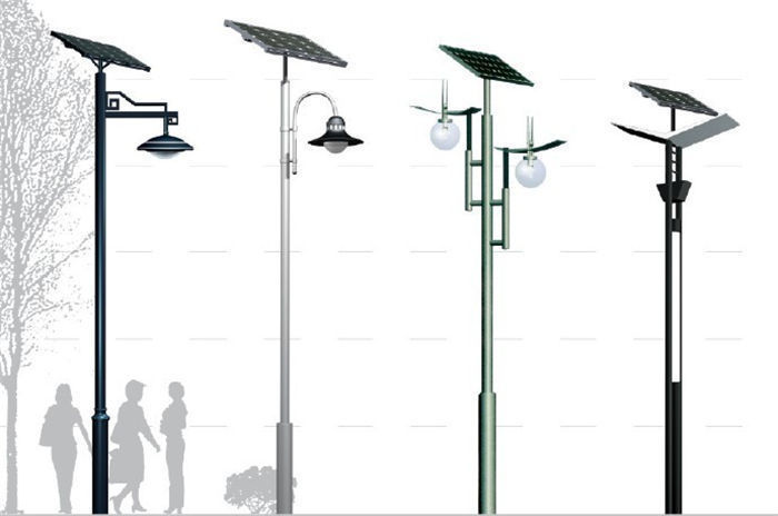 Landscape- lampe, liewe Parksceneschen, Waterwartesch Solosstrahllampe
