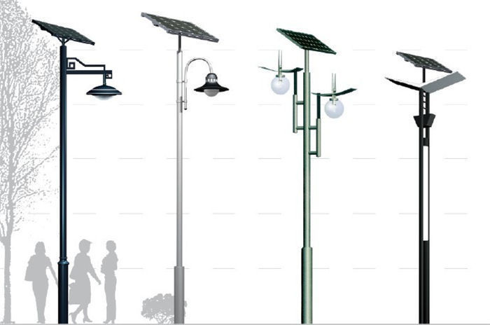 Landscape lamp, led park scenic spot waterproof solar street lamp