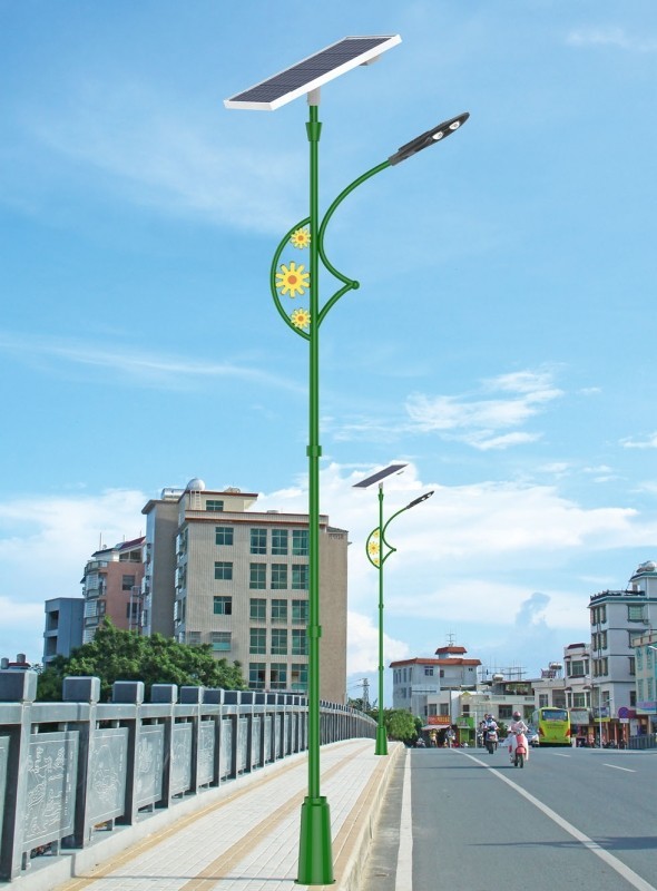 Etnická krajinná lampa, LED pouliční lampa