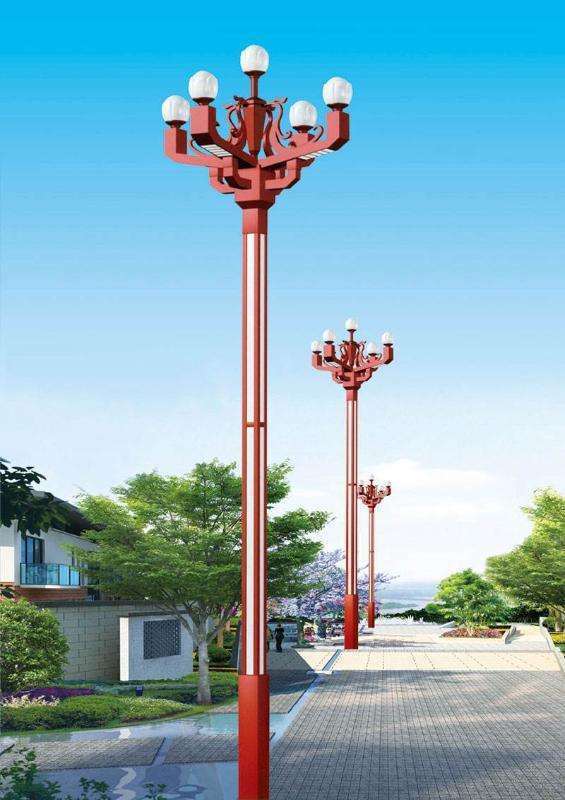 Road landscape lamp, Magnolia lamp, combined street lamp