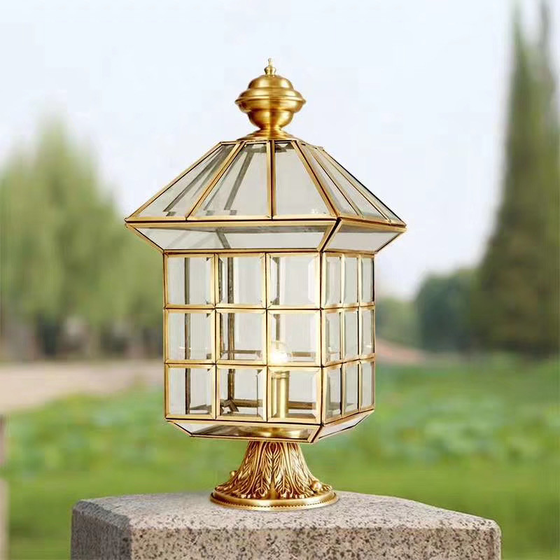 Lampa e kopshtit diellor Lampa e rrugës europiane vila