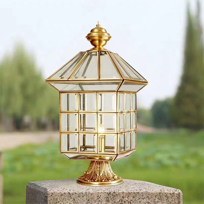 Solar garden lamp European villa street lamp