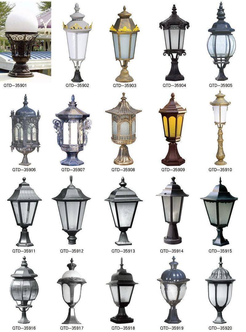 New Chinese solar lamp villa courtyard solar wall lamp