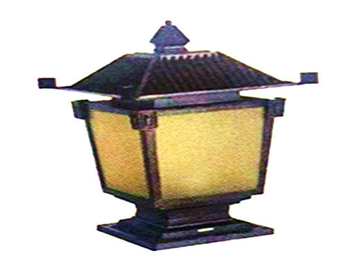 Ny kinesisk stil villa antik gräsmatta lampa