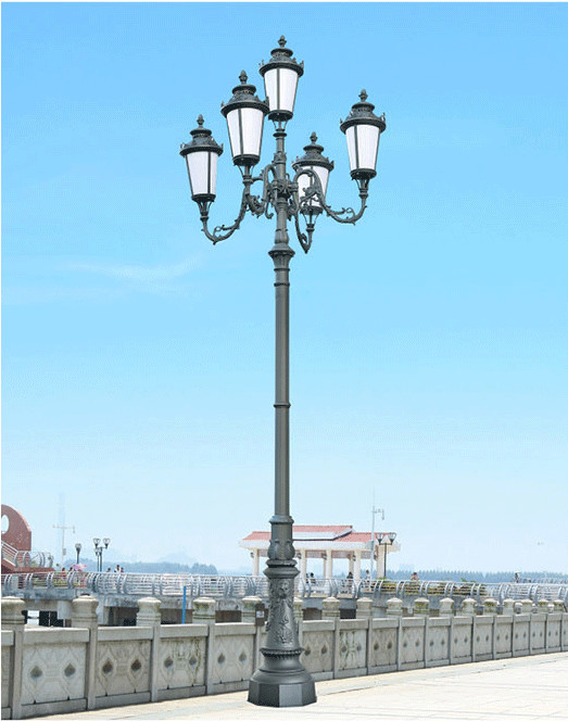 Európai és kínai vas kültéri világítás kerti táj udvari lámpa