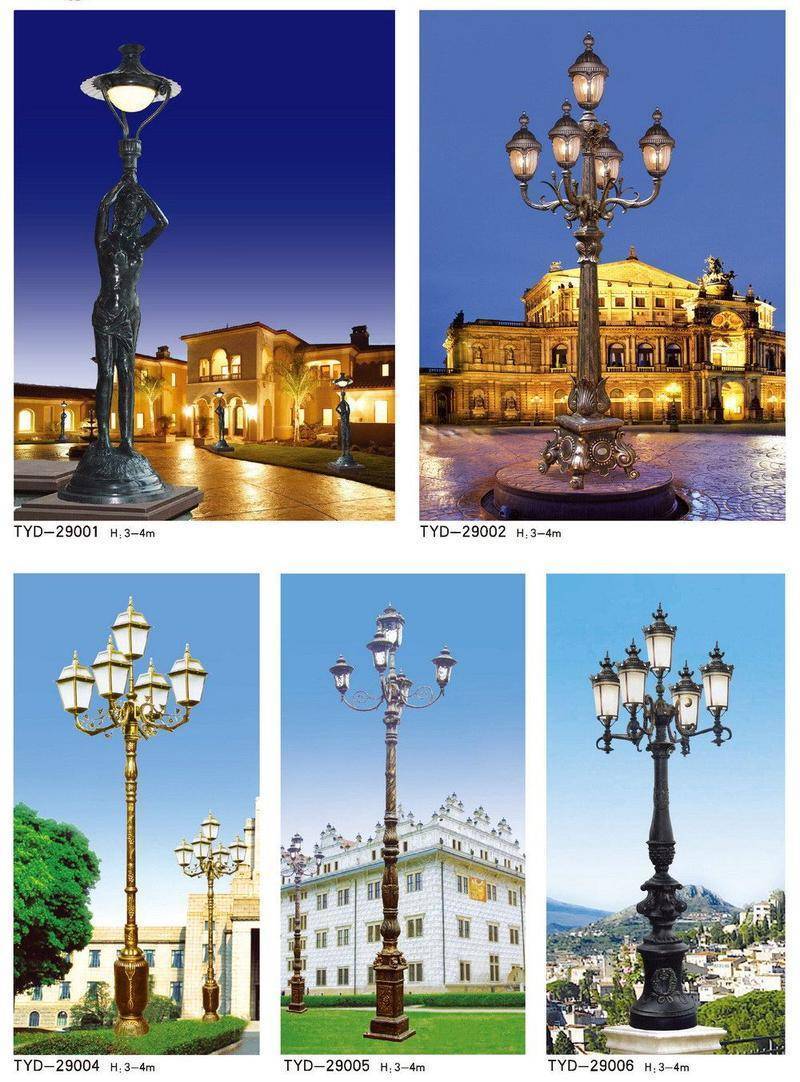 European style outdoor waterproof villa garden courtyard lamp