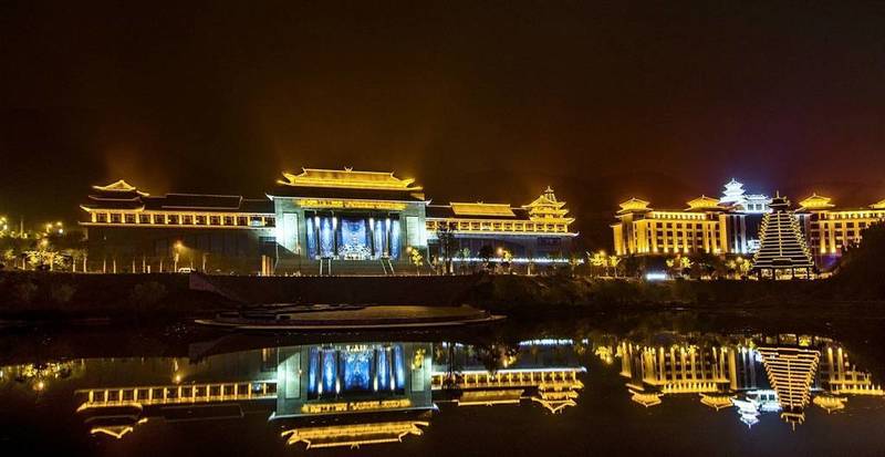 Lighting project of Kaili famous ethnic customs Park and Cultural Park