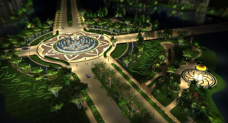 Qidong Evergrande Venezia Water City Night scene lighting Project