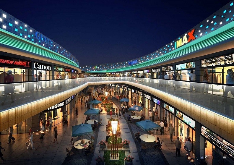 Heyuan Jianji magandang city scene lighting project