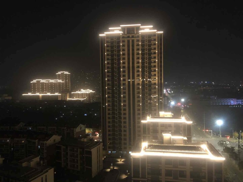Éclairage résidentiel dans les zones nord et sud de la Cour no 1 de zhongliang, Bengbu